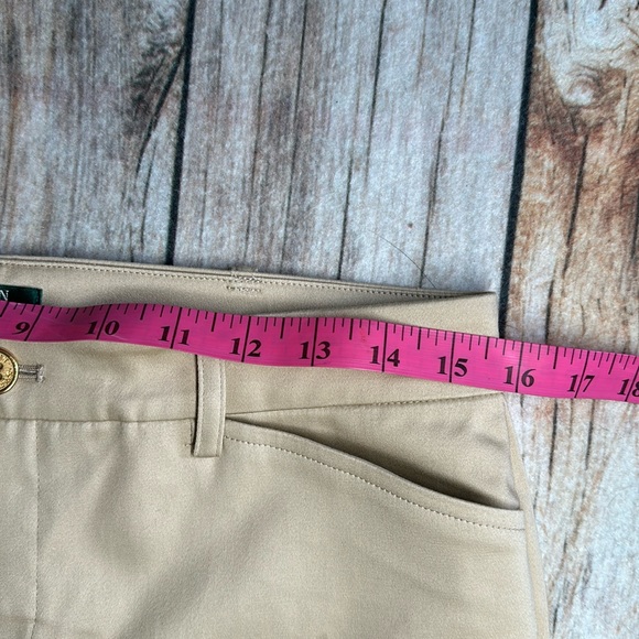 LAUREN RALPH LAUREN....ladies sateen khakis - Picture 6 of 8